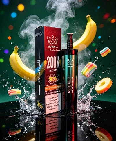 Alwaha Rocket 200k einnota vape
